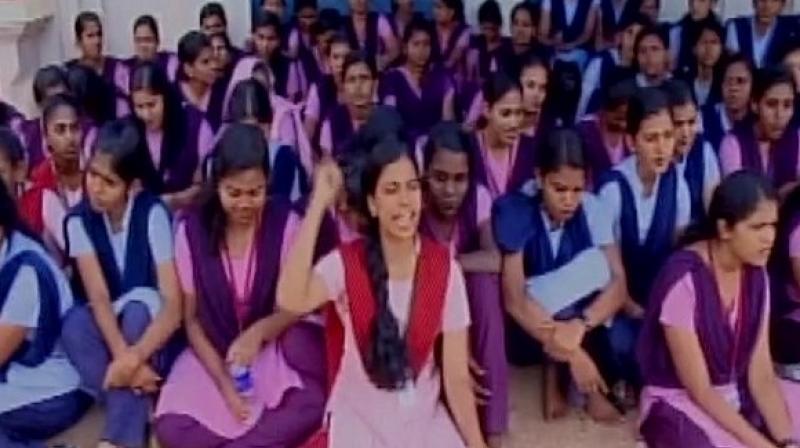 studentsofnursingcollegeprotestallegingmisogynymistreatment